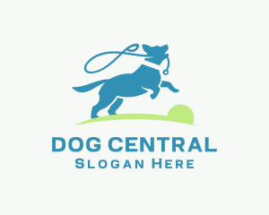 Pet Dog Leash logo design