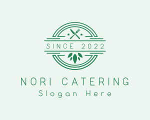 Vegan Restaurant Dining logo design