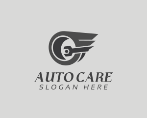 Fast Wheel Mechanic logo design