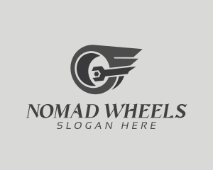 Fast Wheel Mechanic logo design