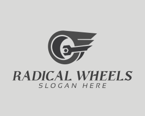 Fast Wheel Mechanic logo design