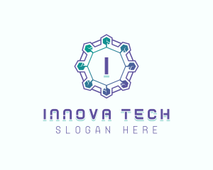 Circuitry Tech Software logo design