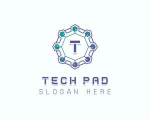 Circuitry Tech Software logo design