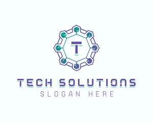 Circuitry Tech Software logo design