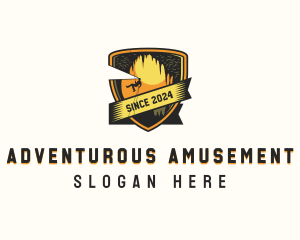 Adventure Cave Caving logo design