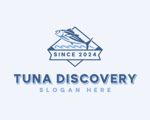 Tuna Fish Seafood logo design