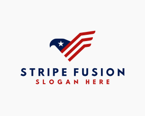 American Eagle Stripes logo design