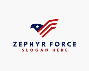 American Eagle Stripes logo design