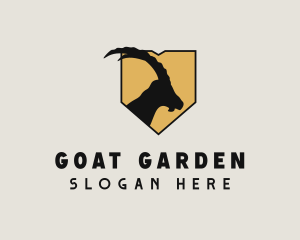 Goat Animal Shield logo