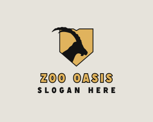 Goat Animal Zoo logo design