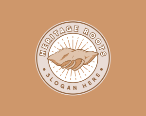 Sweet Potato Root Crop logo design