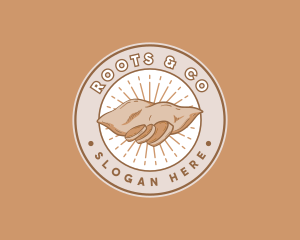 Sweet Potato Root Crop logo design