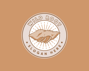 Sweet Potato Root Crop logo design