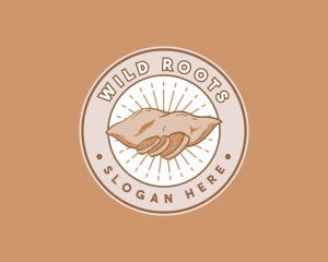 Sweet Potato Root Crop logo design