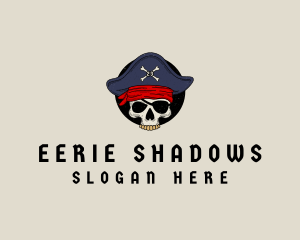 Skull Pirate Bone logo