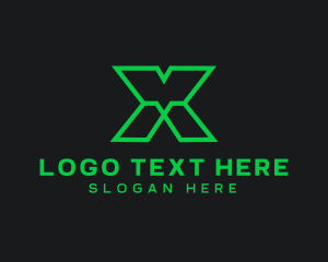Software Technician Letter X logo