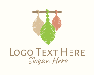 Hanging Macrame Leaves   Logo