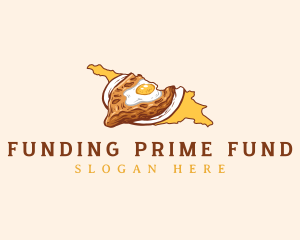 Georgia Khachapuri Food Logo