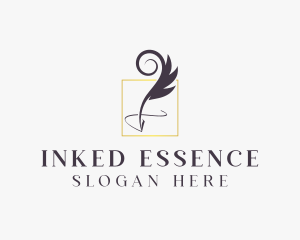 Publishing Feather Pen logo design