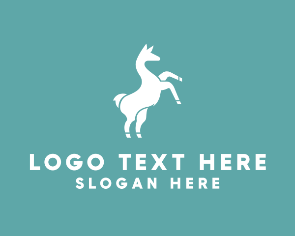Llama logo example 2