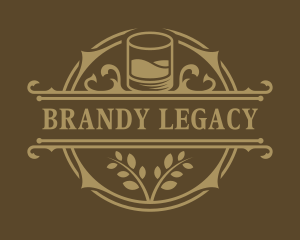 Whiskey Cocktail Drink logo