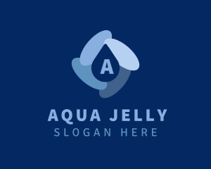 Water Droplet Plumbing logo design