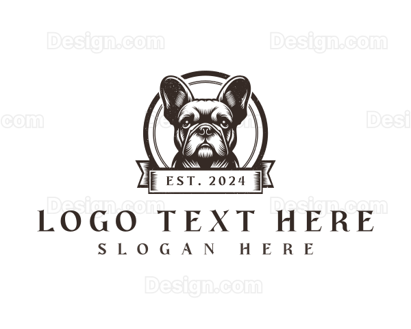 Cute Pet Dog Logo