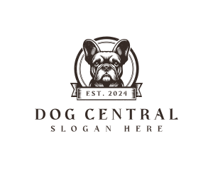 Cute Pet Dog logo design