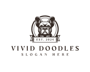 Cute Pet Dog logo design