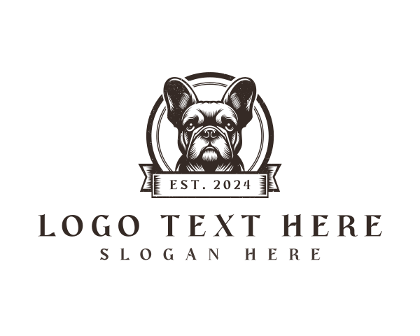 Cute Pet Dog logo