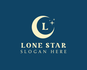 Moon Night Stars  logo design