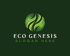 Natural Leaves Eco logo design