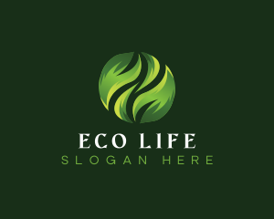 Natural Leaves Eco logo design