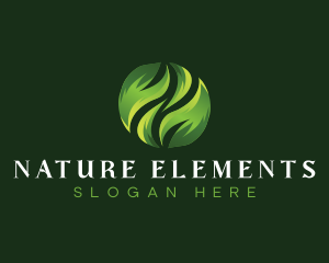 Natural Leaves Eco logo design