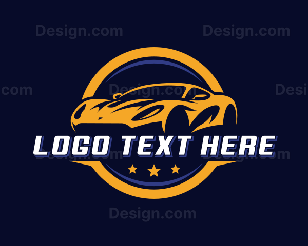 Automotive Race Car Logo