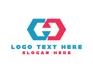  Hexagon Polygon Letter H logo