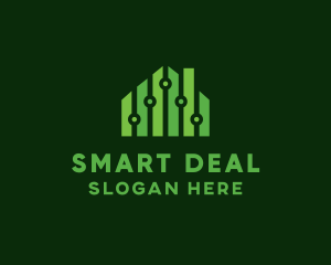 Circuit Smart Tech House logo design