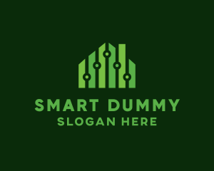 Circuit Smart Tech House logo design