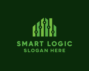 Circuit Smart Tech House logo design