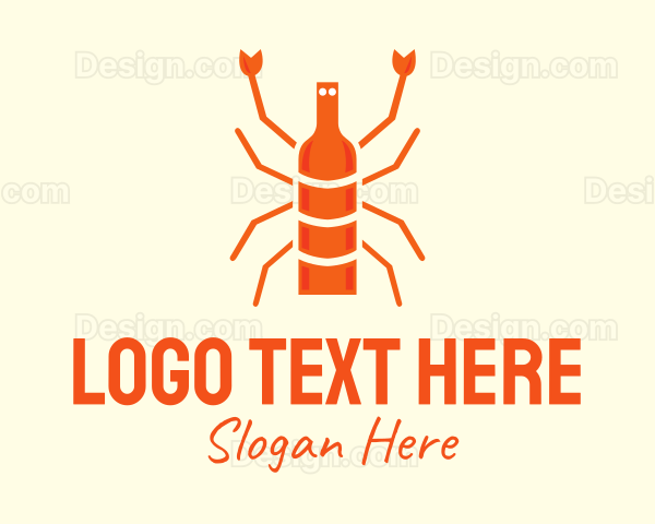 Orange Lobster Cuisine Logo