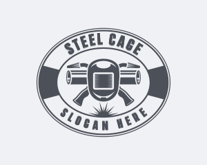 Industrial Welding Steelworks logo design