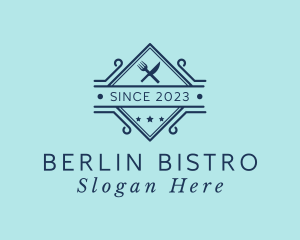 Kitchen Utensils Bistro  logo design