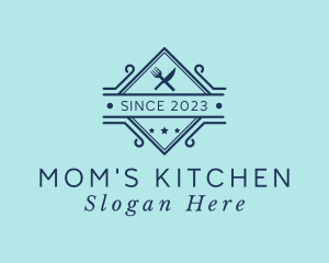 Kitchen Utensils Bistro  logo design