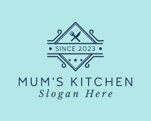 Kitchen Utensils Bistro  logo design