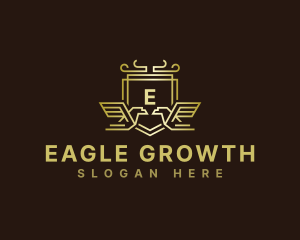 Royal Eagle Shield logo design