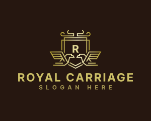 Royal Eagle Shield logo design