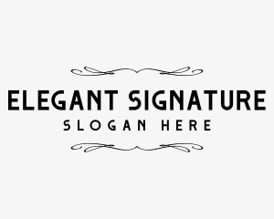 Elegant Classic Brand logo design