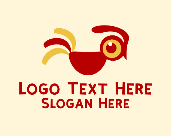Rooster logo example 2