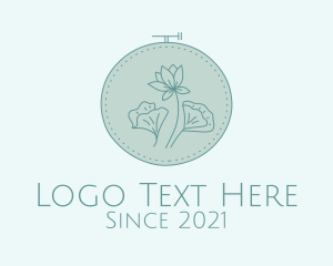 Blue Floral Embroidery  logo