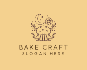 Floral Cupcake Bakery logo design